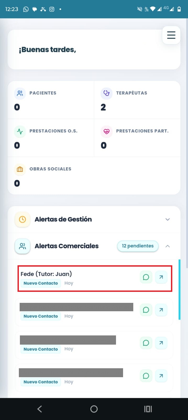 Módulo Comercial CRM HaceClick